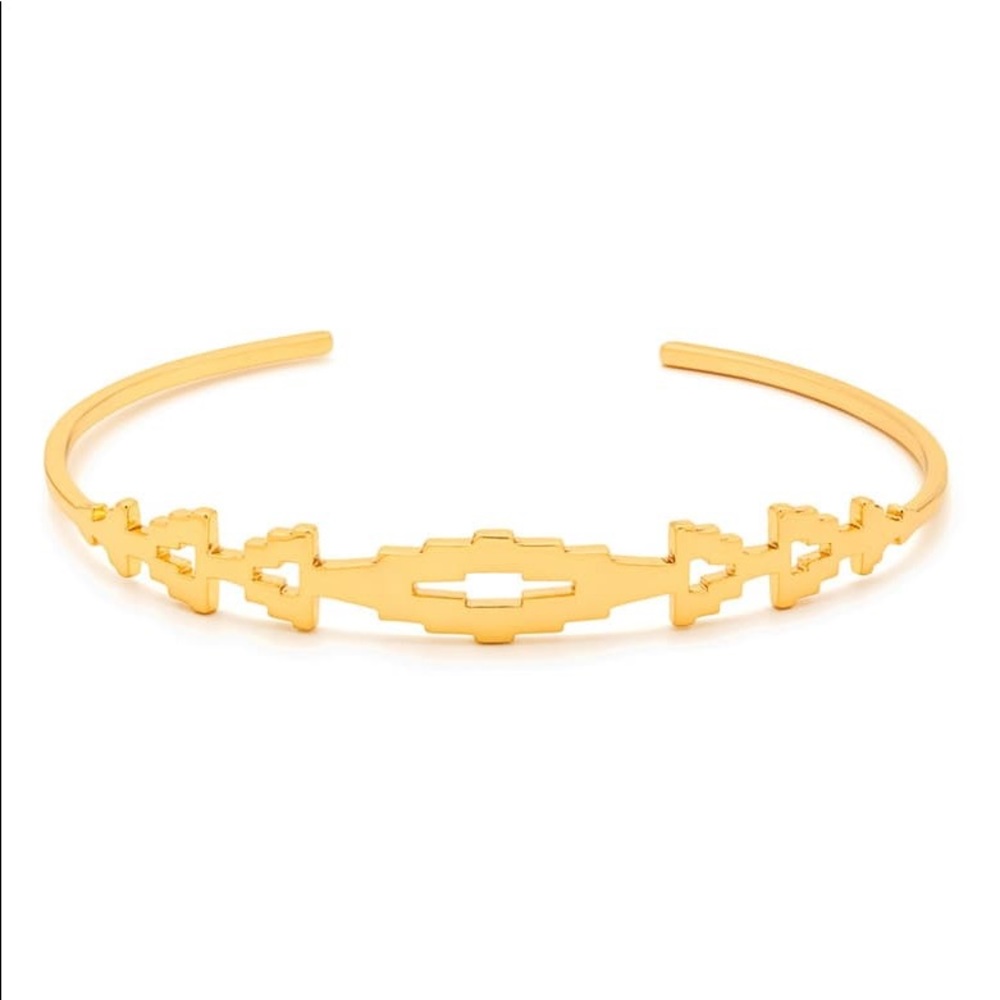 Rare Sold Out Gold Gorjana Bondi Cuff Bracelet